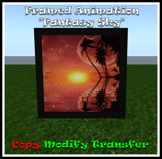 *TLD* Framed Animation-Fantasy Sky