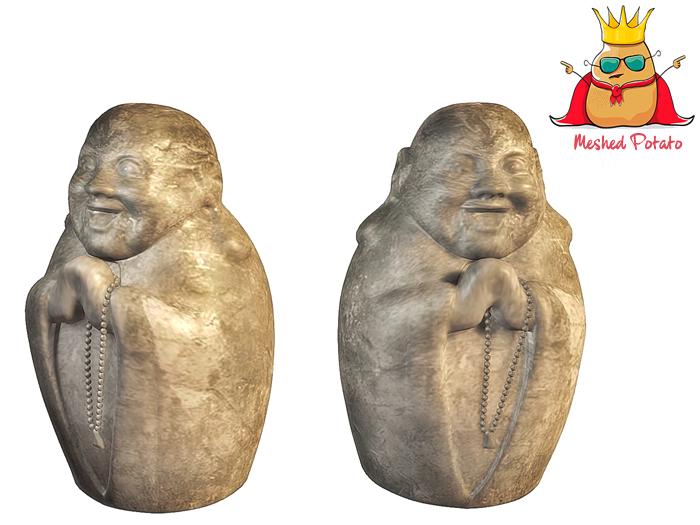 Meshed Potato - Happy Buddha Decoration - Full Perm Mesh