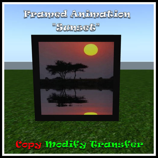 *TLD* Framed Animation-Sunset