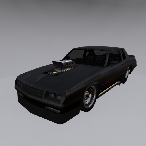 Altos Stark designs 86 Monte Carlo Drag Racer