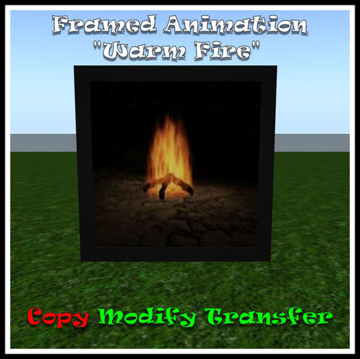 *TLD* Framed Animation-Warm Fire