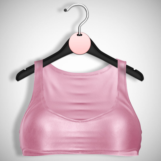 ChicModa // Kiera Leather Crop // PINK