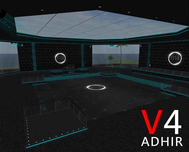 V4 - [Teal Neon] - Disco Club & Dance Club - [ADHIR] - BOX