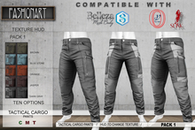 .:FASHIONART:.TACTICAL CARGO PANTS  -  PACK 1  -  COMPATIBLE WITH GIANNI, JAKE, SLINK AND OCACIN