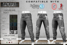 .:FASHIONART:. TACTICAL CARGO PANTS  -  PACK 2  - COMPATIBLE WITH GIANNI, JAKE, SLINK AND OCACIN