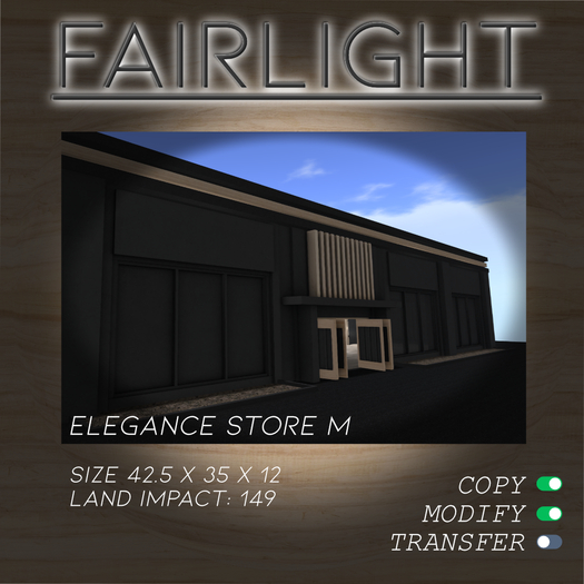 Fairlight - Elegance Store Medium [Boxed]
