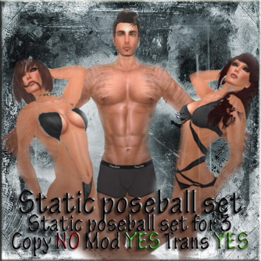 Trio Static Poseball set (Boxed)