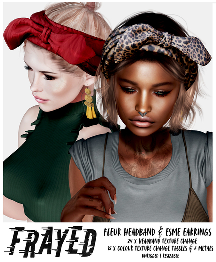 Frayed - Fleur Headband - Fatpack