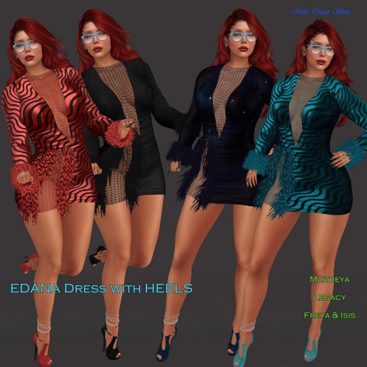 EDANA DRESS w Heels