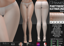 VANNIES Pantyhose Katharina White 20 - 60 DEN (Applier + BoM) Belleza, Legacy, Maitreya, Slink, Omega + Cl. Avatar