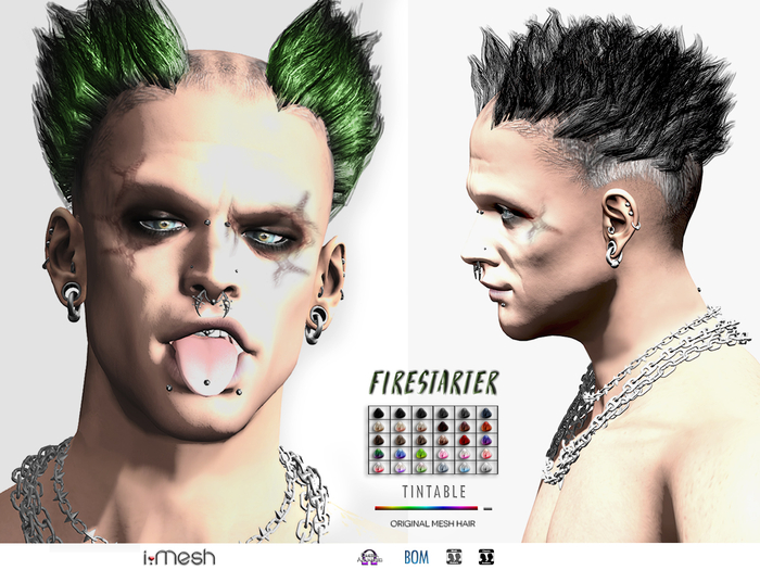 i.mesh - demo FIRESTARTER hair