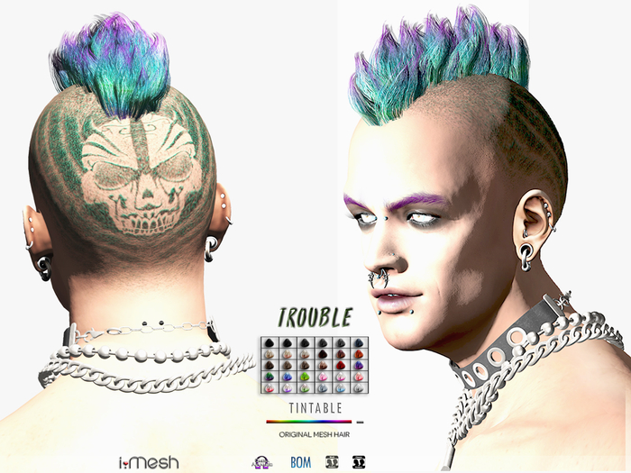 i.mesh - demo TROUBLE hair