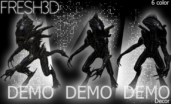 FRESH3D Space Monster DEMO