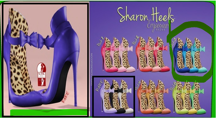 EMPORIUM - Sharon Heels Pack 3 (Box)