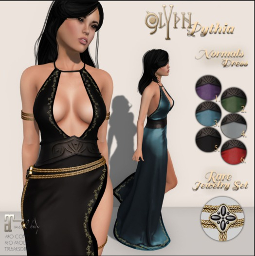 >glYph< Pythia Jewelry Set RARE *boxed