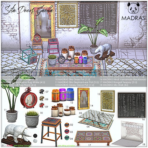 05 MADRAS Lakshmana Rug White (4 LI)