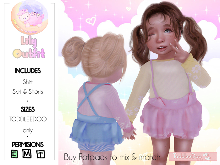 Sleepy Sheep. Lily FATPACK 