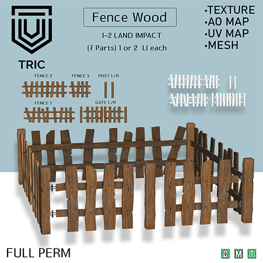 [Tric] - Fence Wood Full Perm