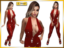 C.CHANTAL Seductive Club Outfit LATEX LOVE #2 RED [Maitreya]