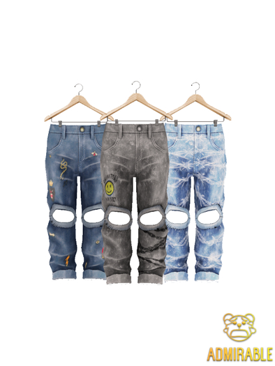 Admirable- Ripped Jeans (Fatpack)