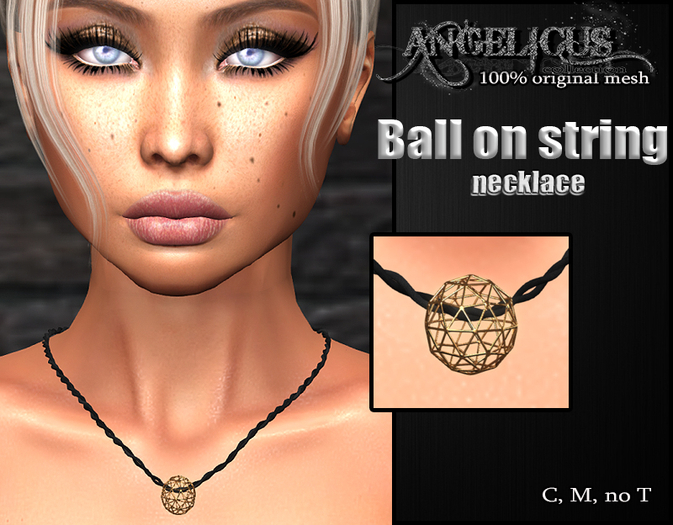 ::ANGELICUS:: Ball on string necklace