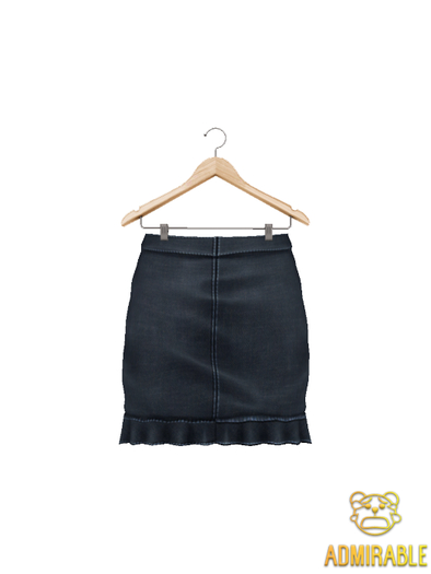 Admirable- Ruffle Skirt (Dark)