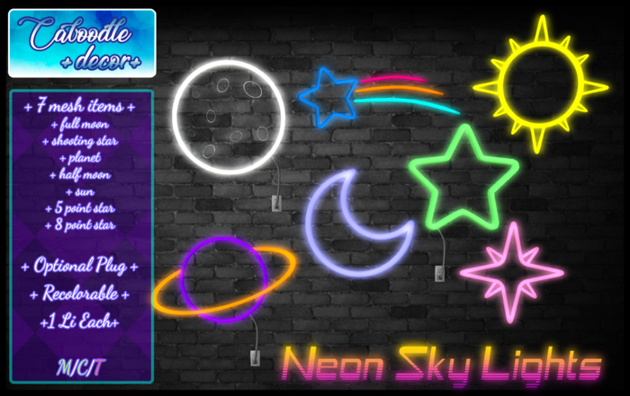 {C+D} Neon Sky Lights