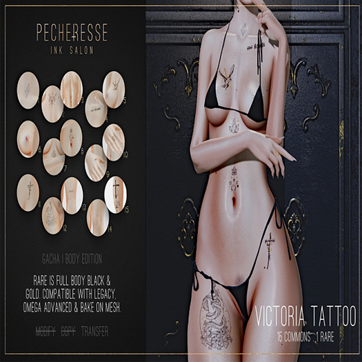 pecheresse. victoria tattoo (body edition) RARE (open)