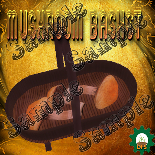 DFS Texture Mushroom Basket
