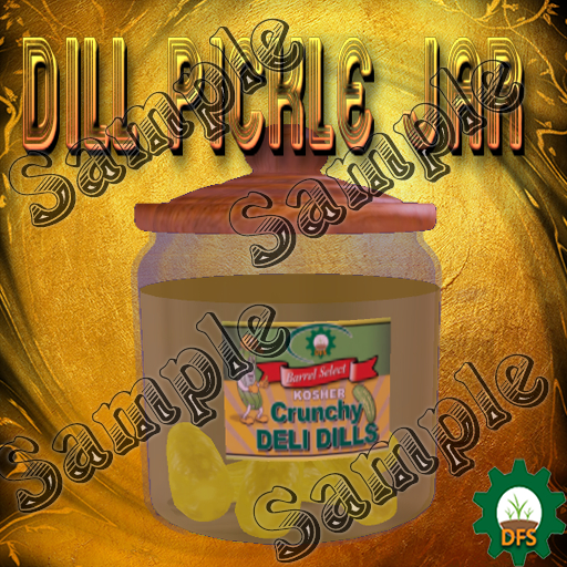 DFS Texture Dill Pickle Jar