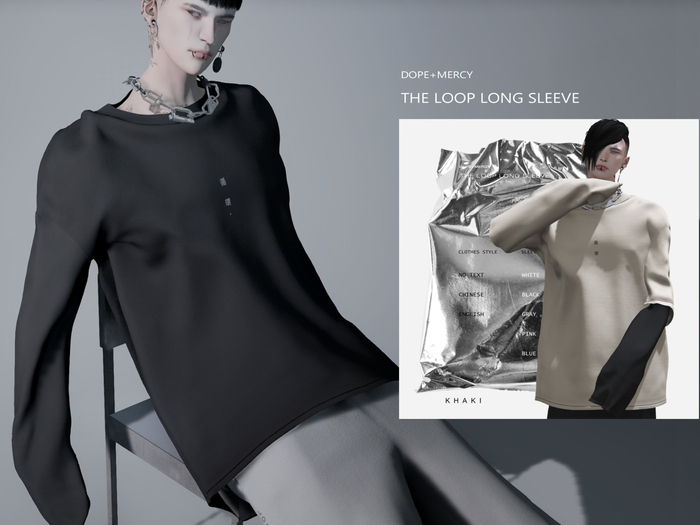 [Dope+Mercy] The Loop Long Sleeve_Khaki