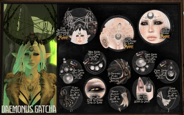 Second Life Marketplace - :[P]:- Daemonus Gatcha:// Dae Makeup RARE