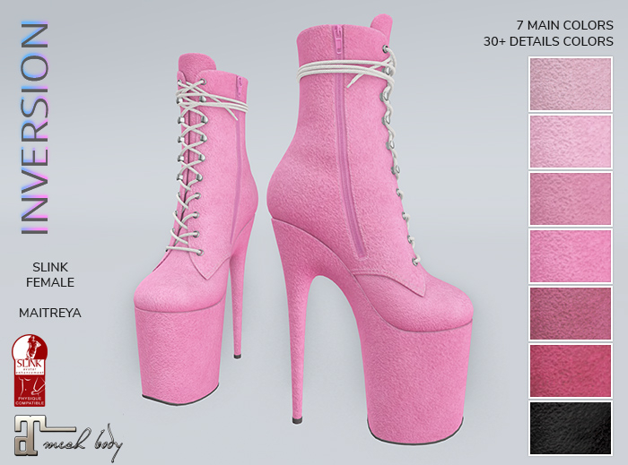 [INVERSION] Platform heels [F] Colorpack:SP - Slink Physique, Maitreya