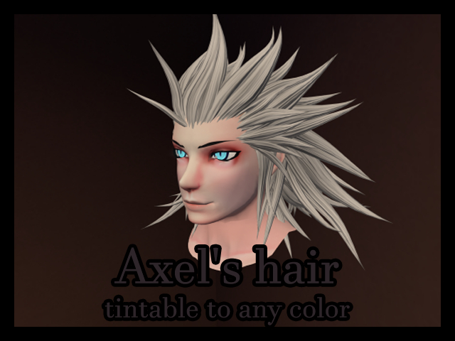 Axel's hair