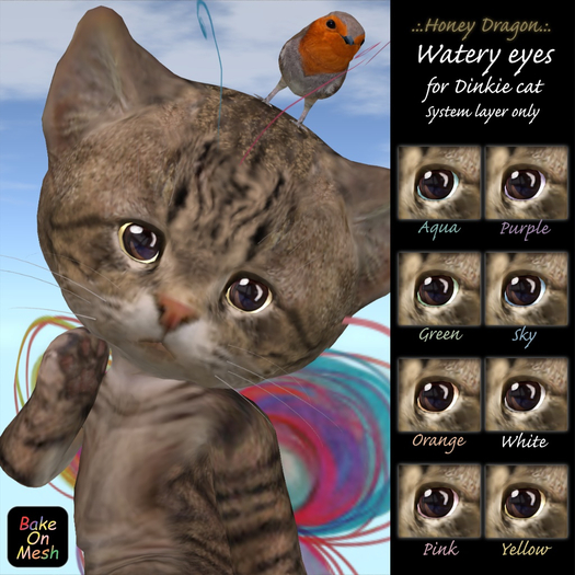 .:.H/D.:. Watery eyes for Dinkie cat / BoM [21EBE1]
