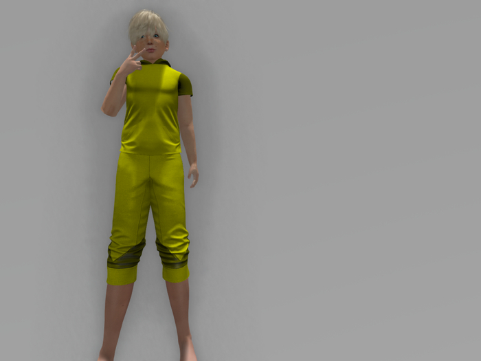 Gym Outfit yellow
