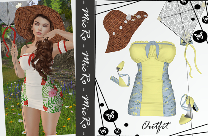 1- MicRo - Outfit Rinka Aqua Yellow