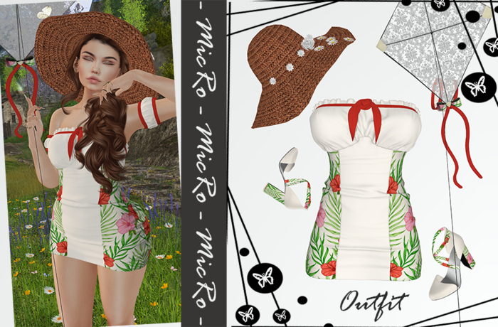 4- MicRo - Outfit Rinka Blue Red