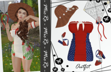 5- MicRo - Outfit Rinka Red White