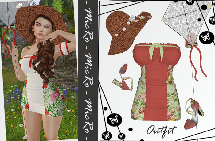 6- MicRo - Outfit Rinka Bordo Green 