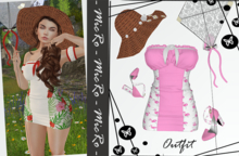 7- MicRo - Outfit Rinka White Pink