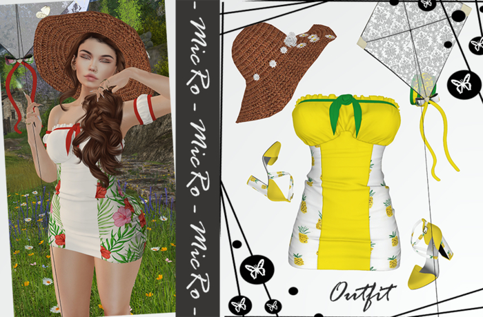 8- MicRo - Outfit Rinka Yellow White