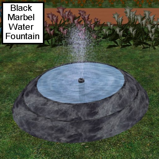 Black Marbel Water Fountain