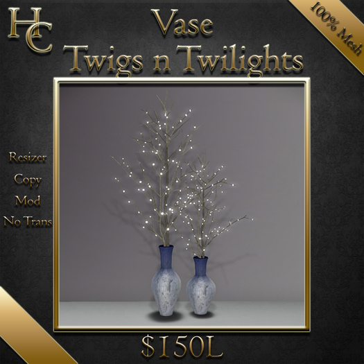 HC Vases Twighlights (C/M) BOXED