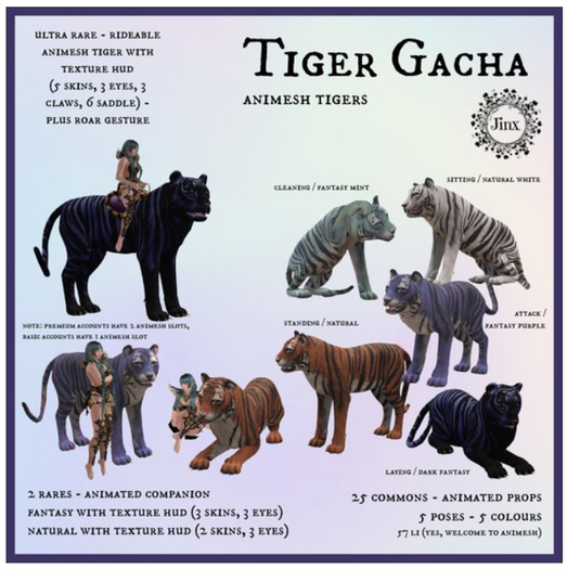 Jinx : Tiger Gacha - Natural Cleaning - REZZ to Unpack