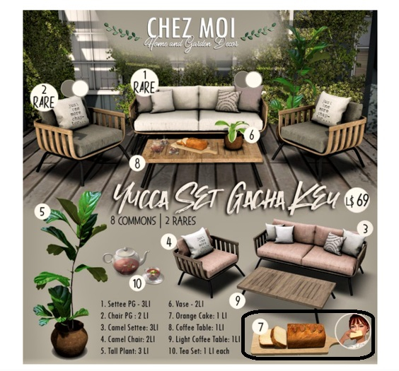 CHEZ MOI * Orange Cake Tray