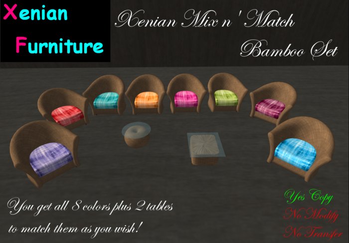 Xenian Bamboo Mix n' Match Set (Full Set)