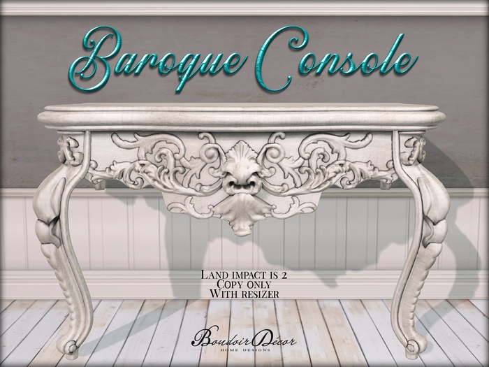 Boudoir-Baroque Console Shabby
