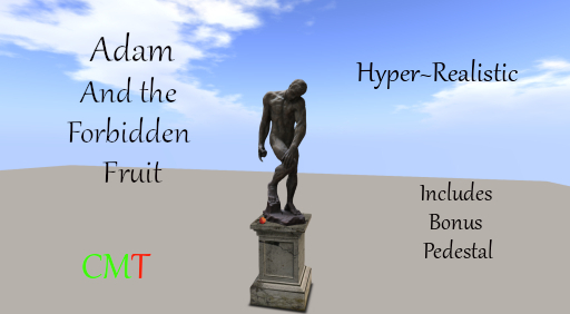Statue Adam-Forbidden Fruit