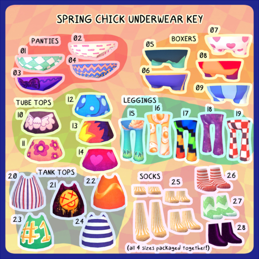 Caecilian - Spring Chick Underwear [09] -  Boxers (Voucher)